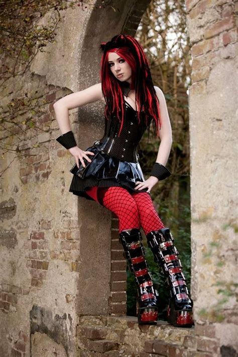 punk goth girl|How to Dress Goth: A Guide to Gothic Style .